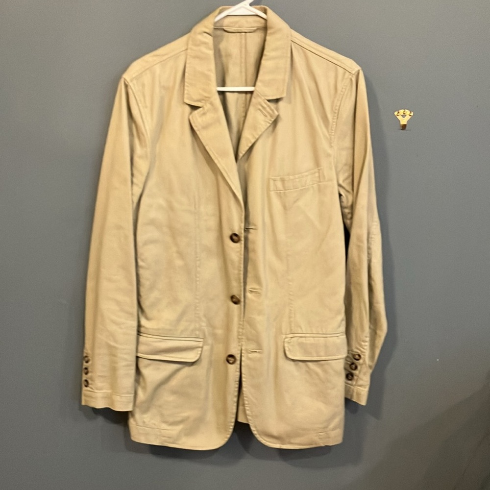 Structure Jacket - White / Tan - Small - barely used